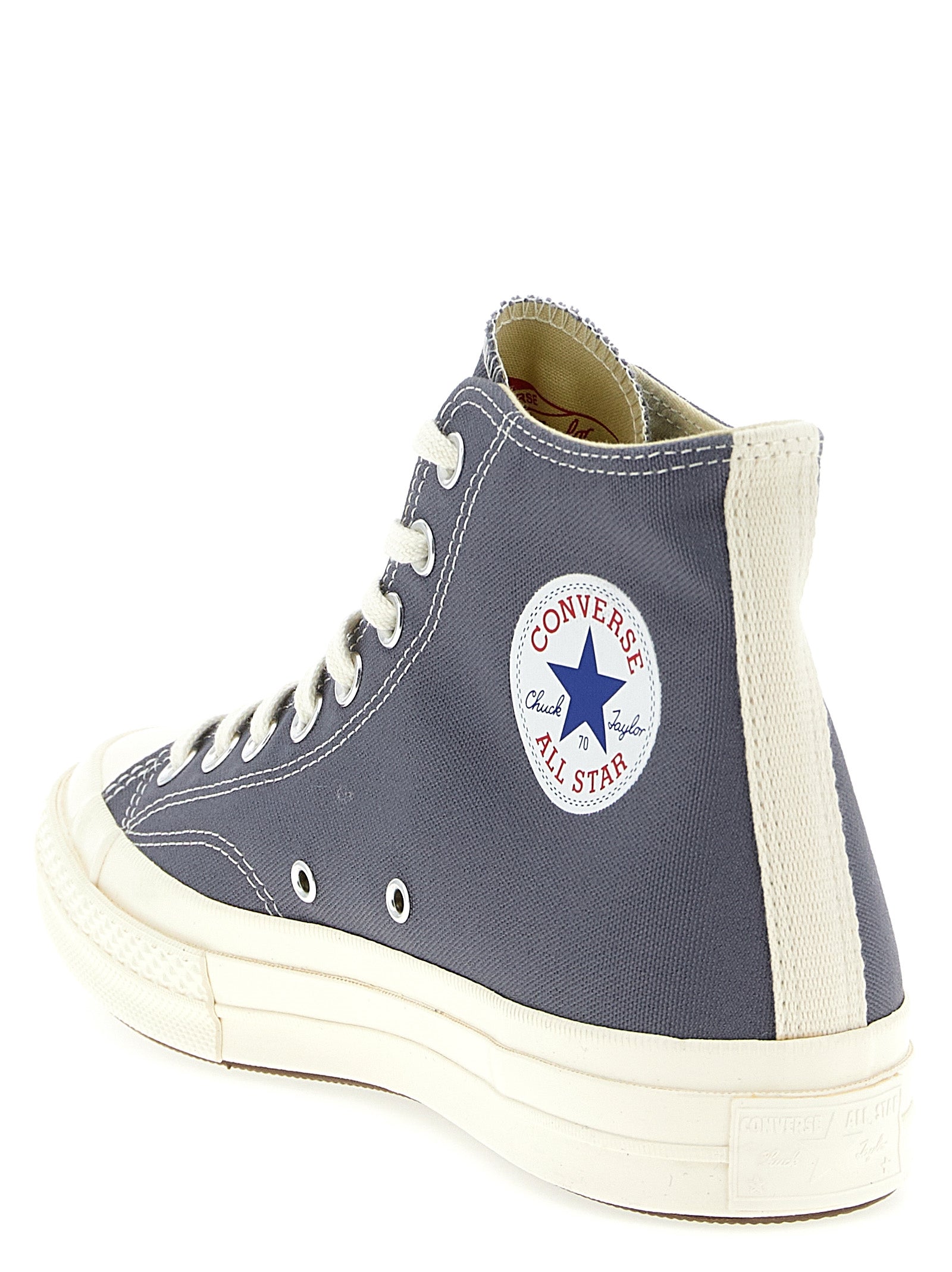 Converse x CommeDesGarçons PLAY Chuck 70 sneakers Gray Cotton