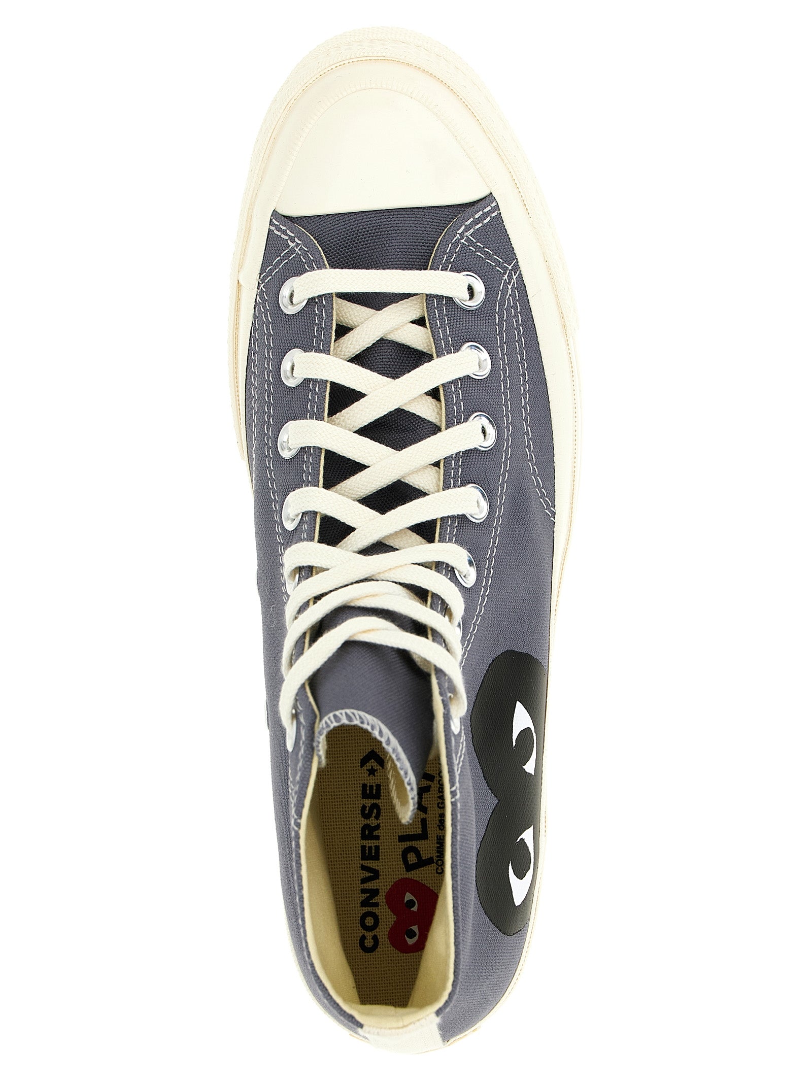 Converse x CommeDesGarçons PLAY Chuck 70 sneakers Gray Cotton