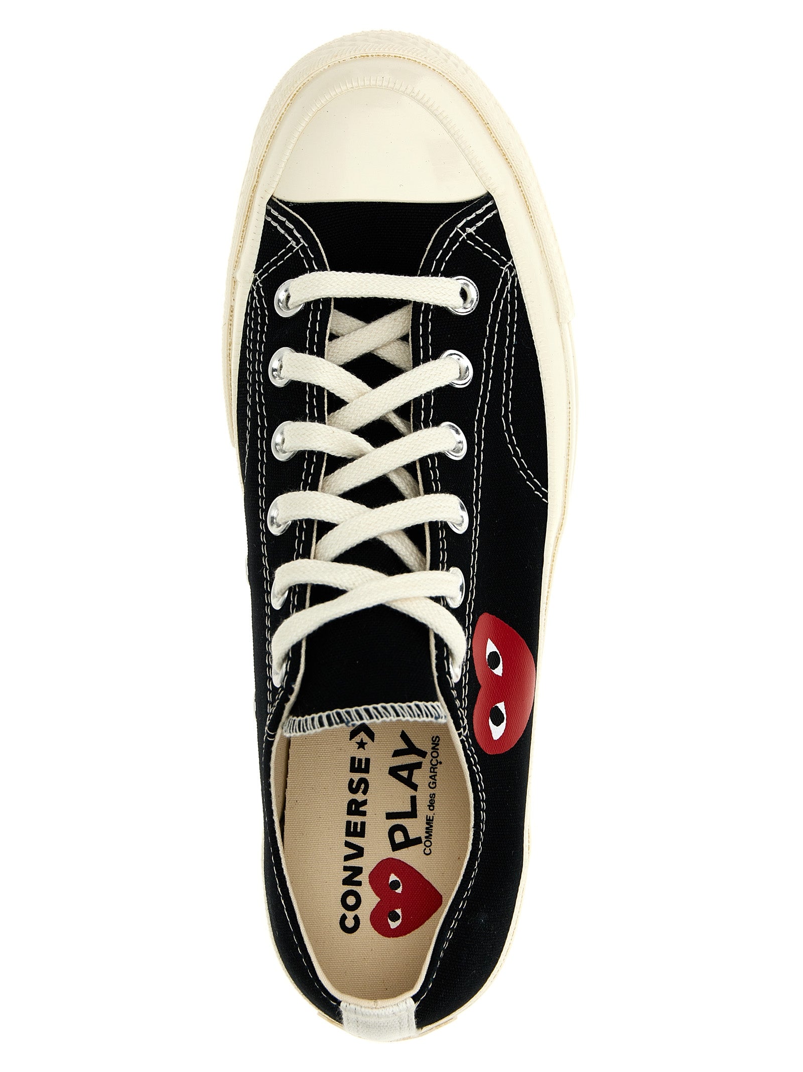 Comme des Garçons sneakers Play x Converse Black Cotton