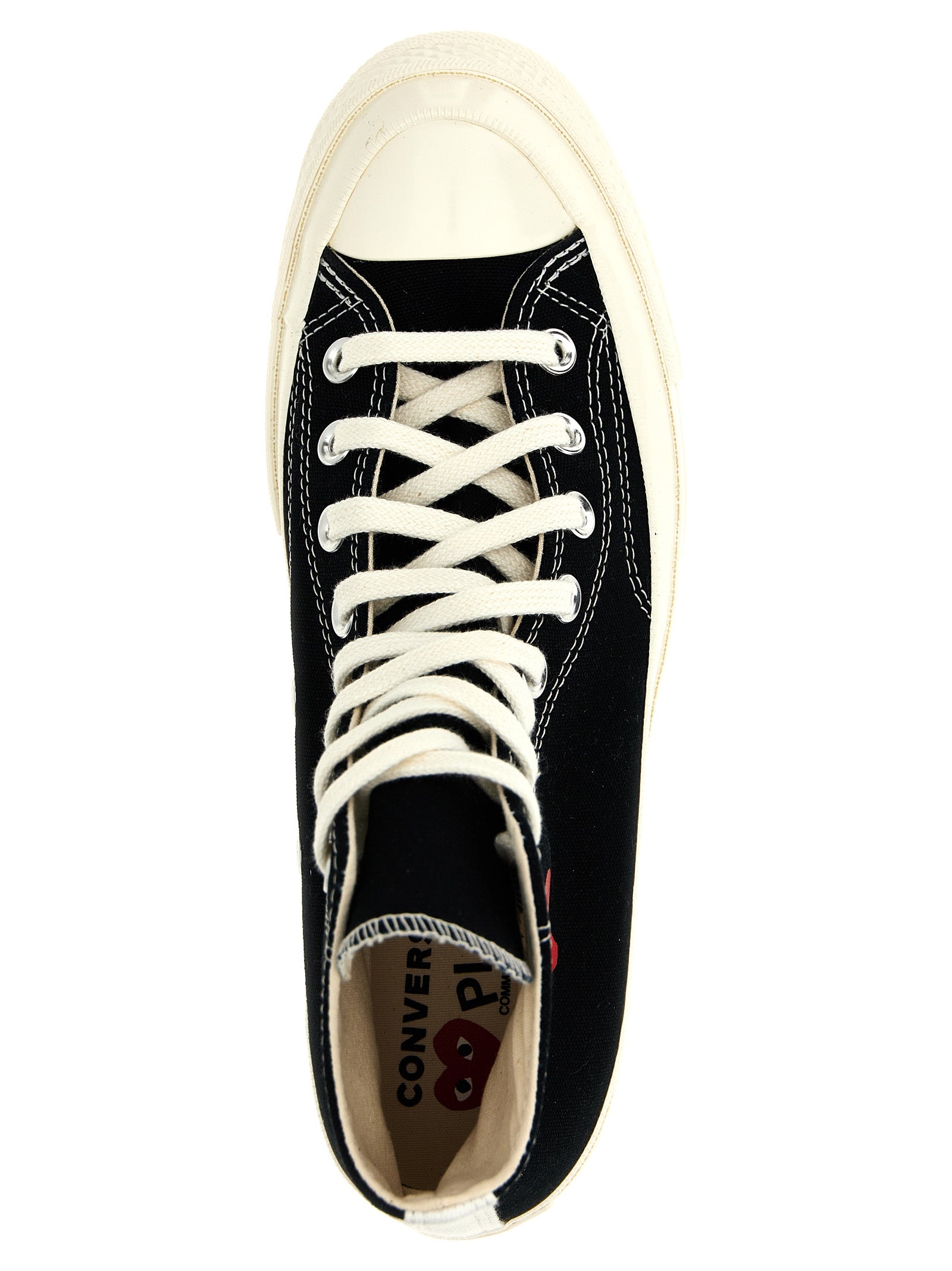 Comme des Garçons sneakers Play x Converse Black Cotton