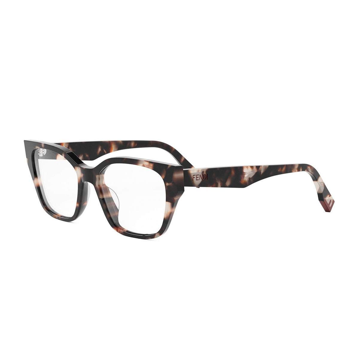 Fendi FE50001I Way 054 Havana Acetate Occhiali Da Vista