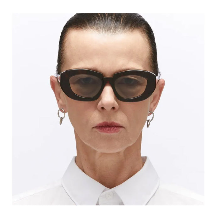 Maske X23 TS grey1* Havana Tortoise Marrone Acetate Occhiali Sole