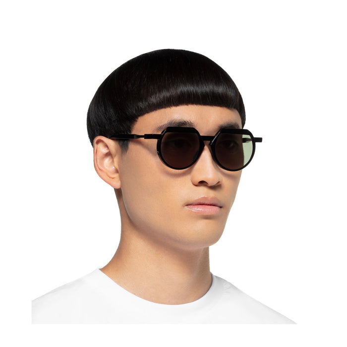 WL0049 WHITE LABEL Nero Acetate Occhiali Sole