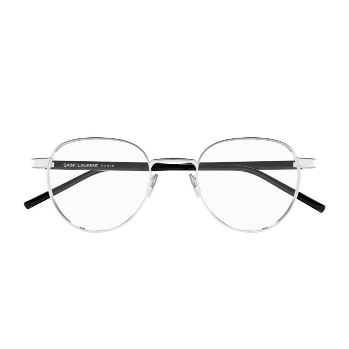 Saint Laurent SL 781 Linea Corner Angle 001 Silver Crystal Black Argento Acetate/metal Occhiali Da Vista