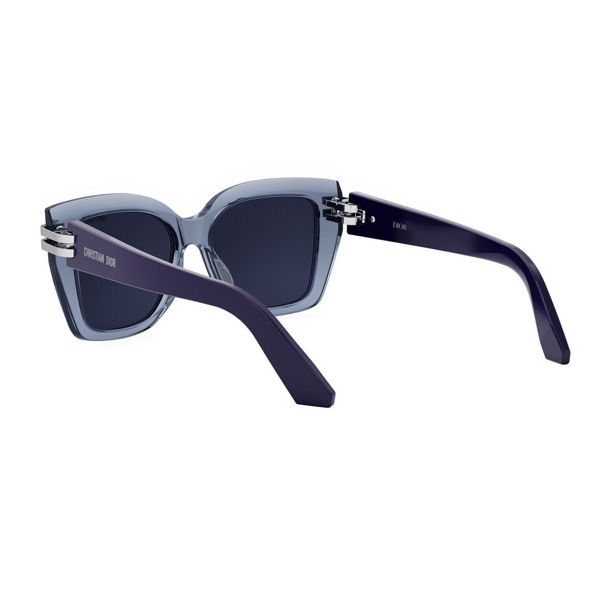 Dior CDior S1I 80b0 Blu Trasparente Acetate Occhiali Da Sole