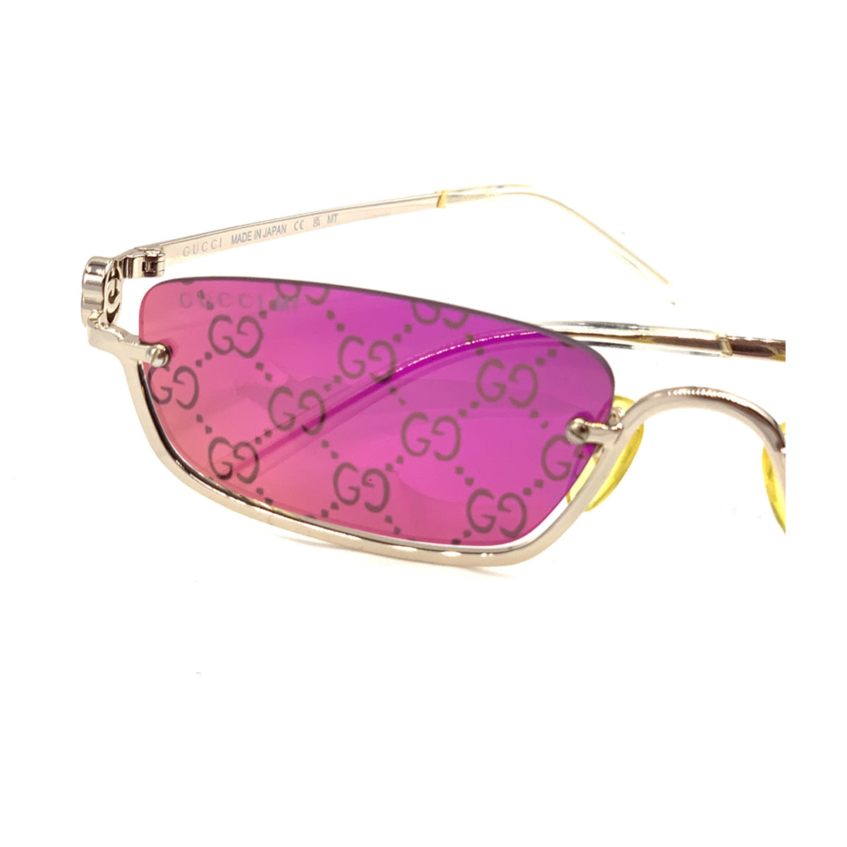 GG1278S 005 Gold Violet Oro Metal Occhiali Sole