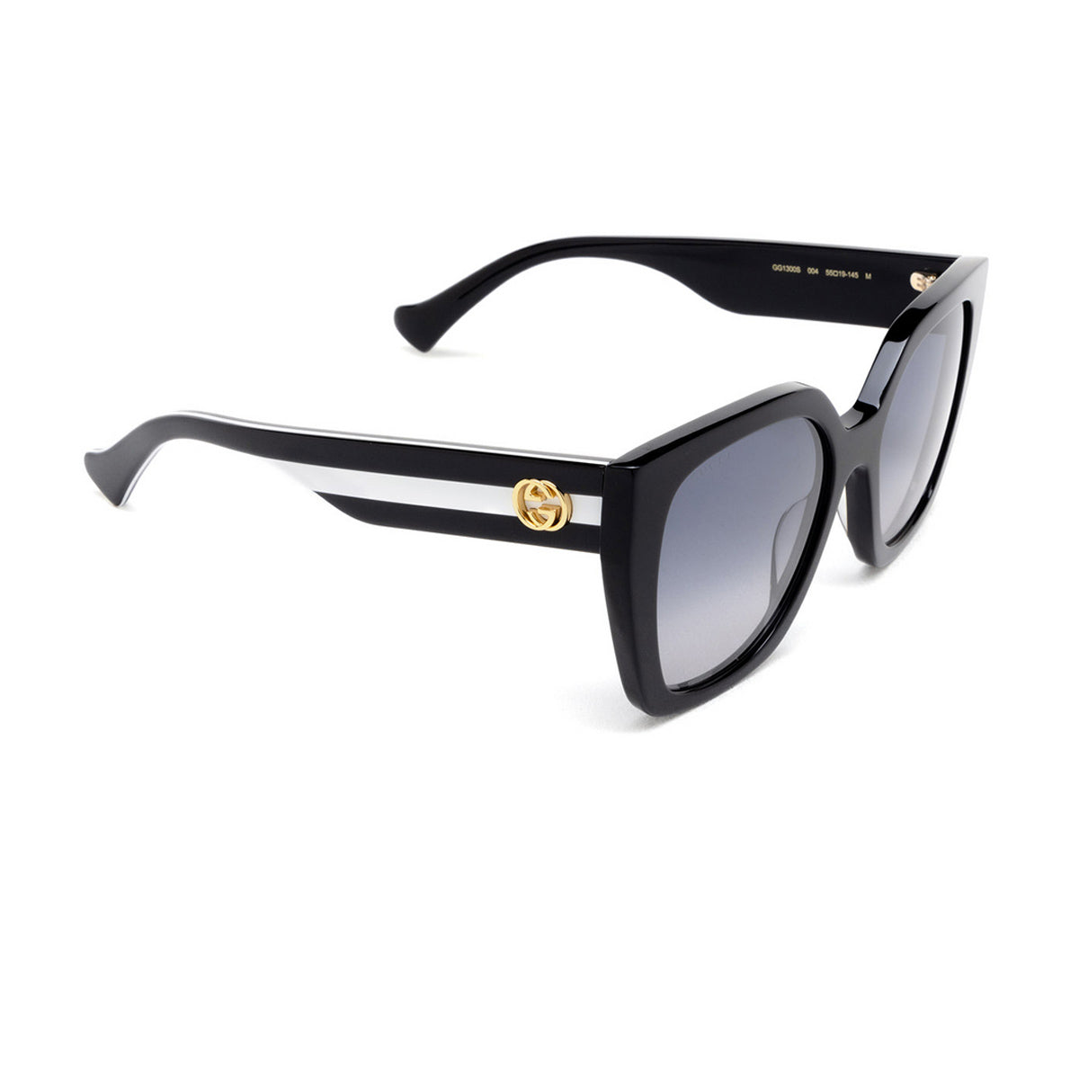 GG1300S 004 Nero Acetate Occhiali Sole