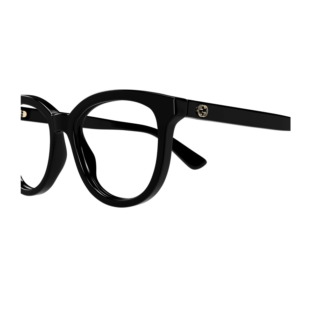 Gucci GG1687O Linea GG LOGO 001 Black Nero Recycled Acetate Occhiali Da Vista