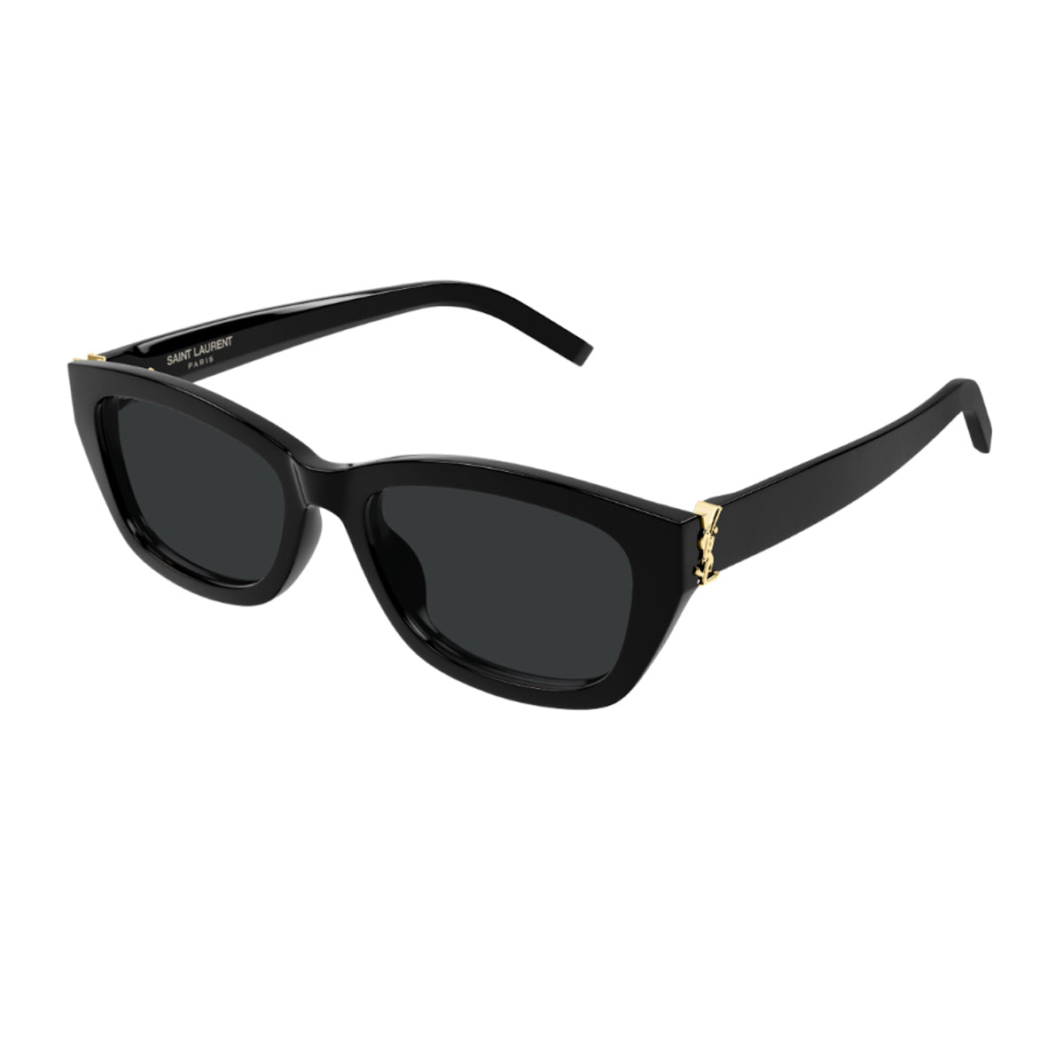 Saint Laurent SL M153 Linea Monogram 001 Black Nero Recycled Acetate Occhiali Da Sole