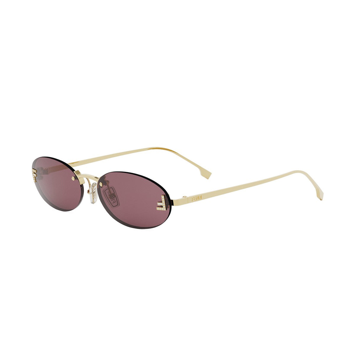 FE4075US 30Y Oro fendi First Crystal Metal Occhiali Da Sole
