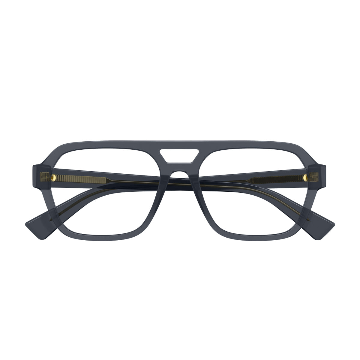 Bottega Veneta BV1336OA Linea New Classic 003 Grey Transparent Grigio Recycled Acetate Occhiali Da Vista
