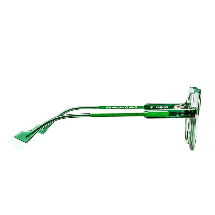 Matttew Octa 1734 Cristallo Verde Acetate/metal Occhiali Da Vista