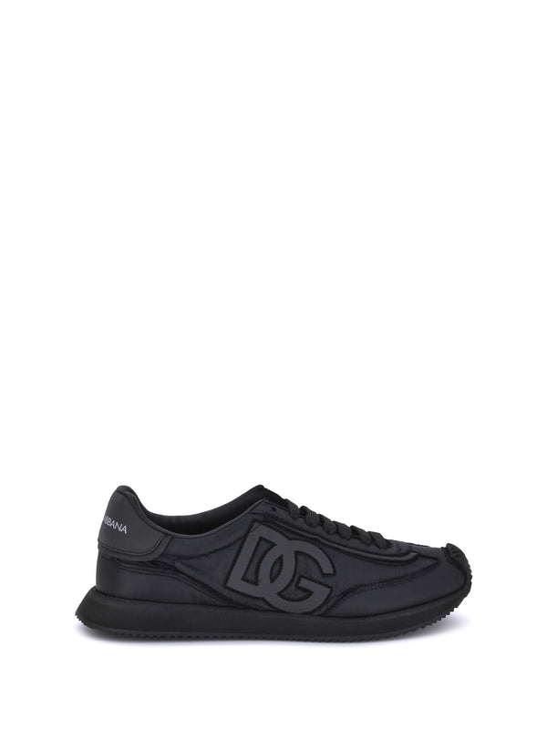Dolce & Gabbana Upper: 100% Nylon; Sole: 100% Rubber sneaker in black