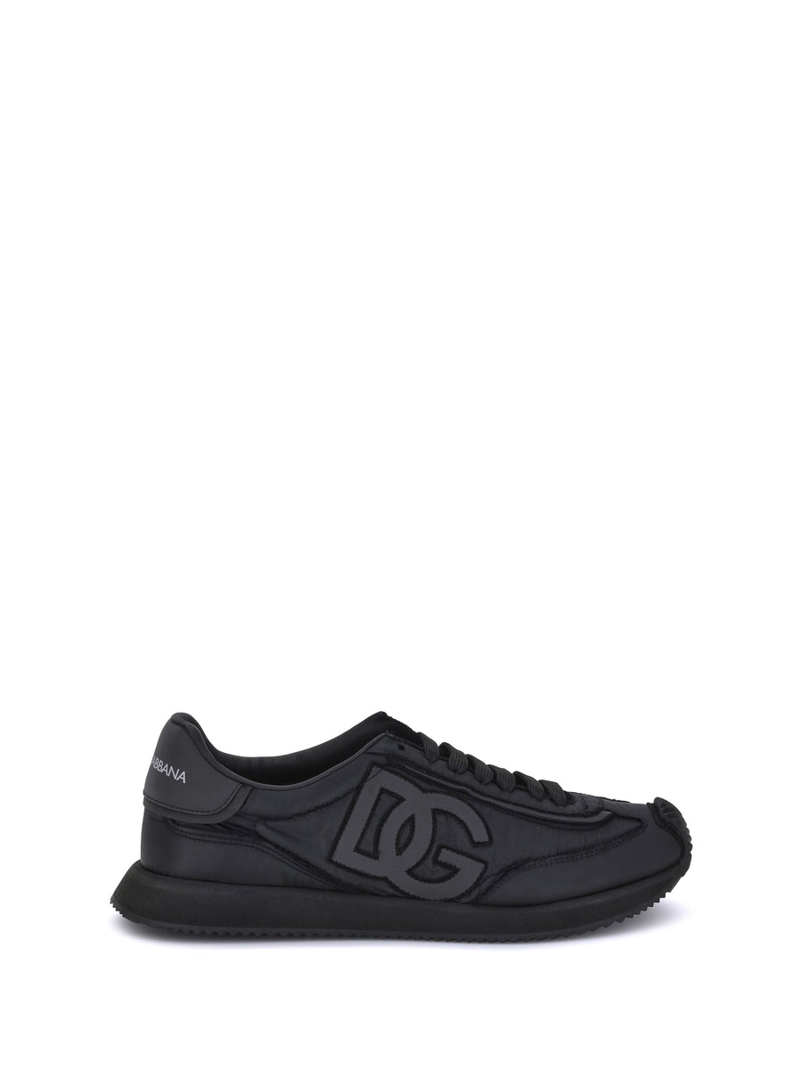 Dolce & Gabbana Upper: 100% Nylon; Sole: 100% Rubber sneaker in black
