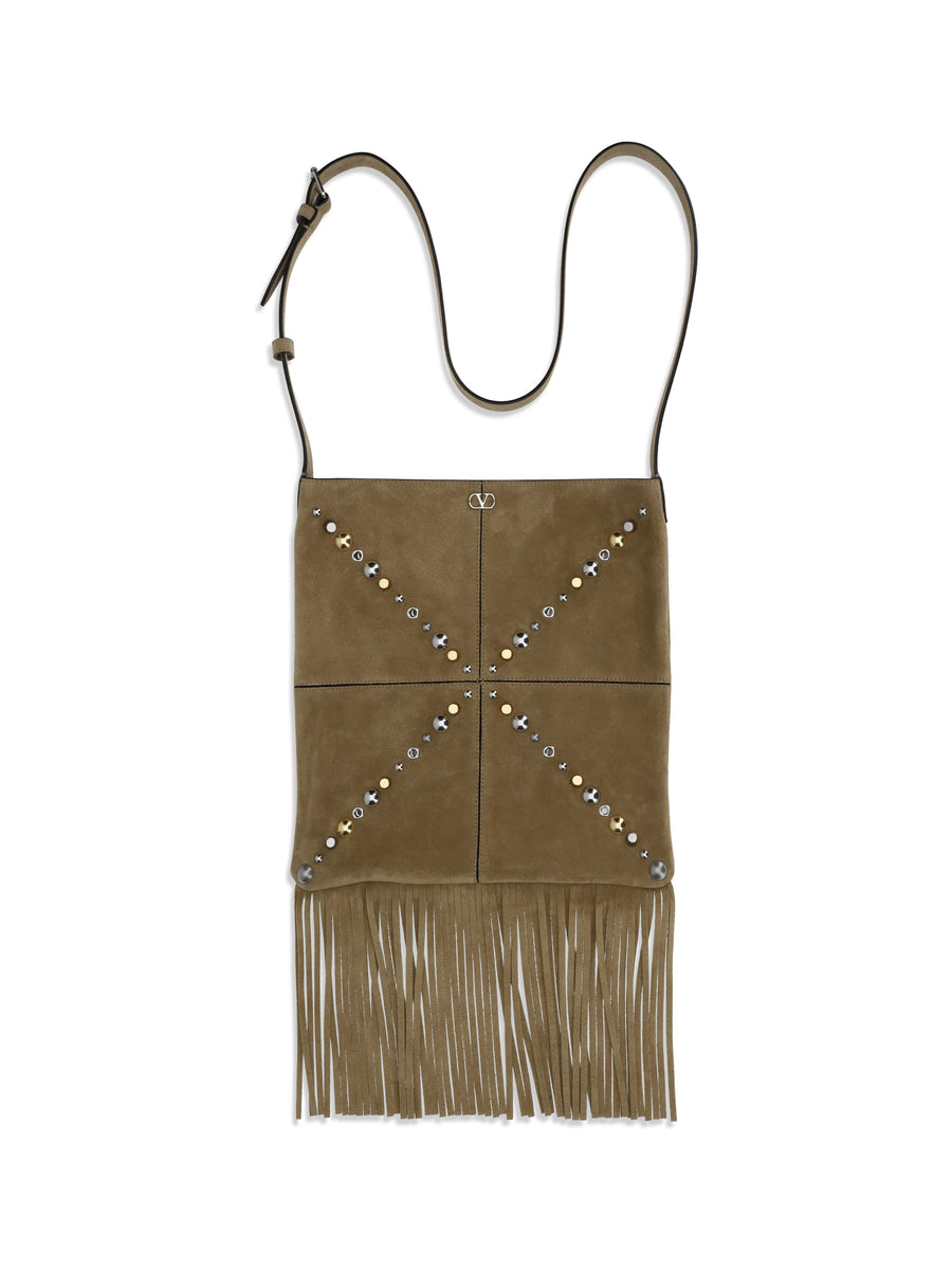 Shoulder Bag Nellcôte Havana Beige Calf Leather