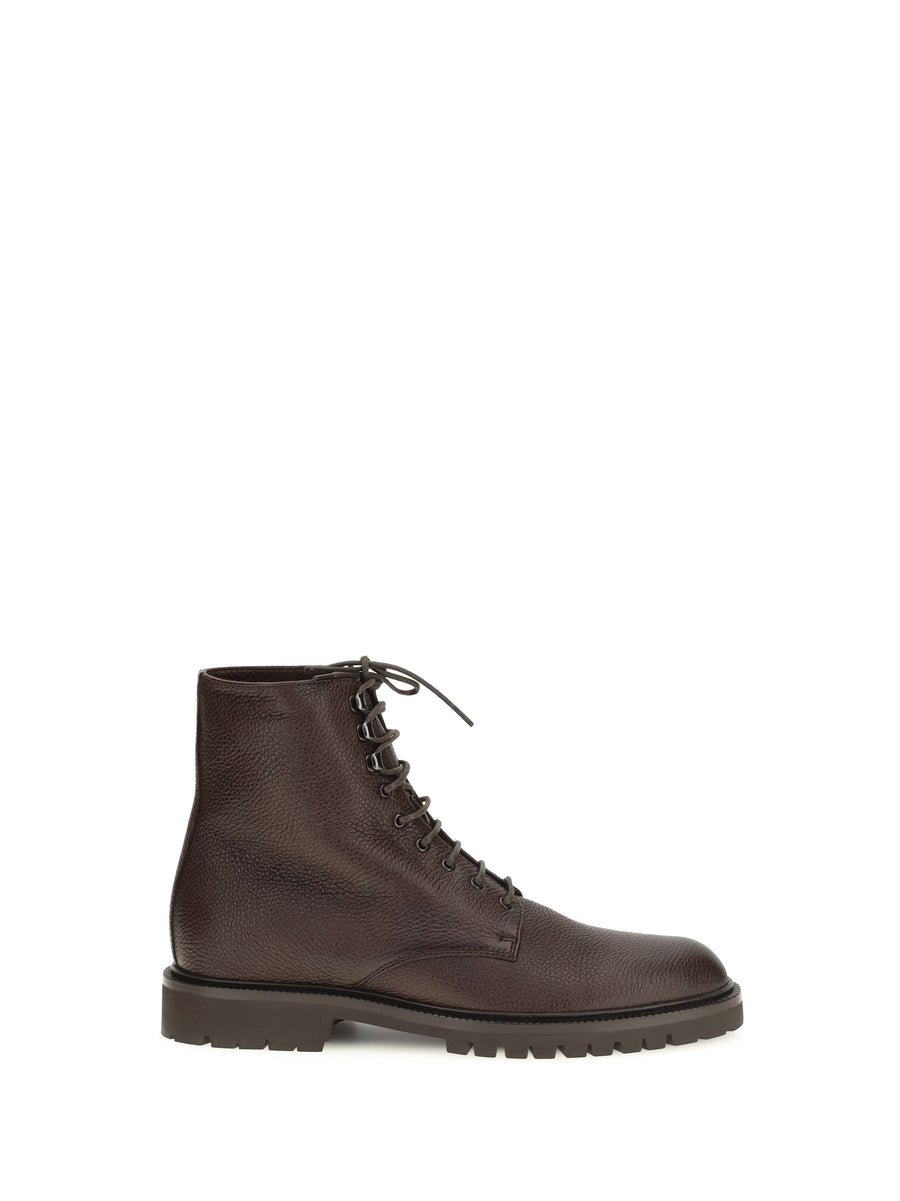 Brunello Cucinelli Upper: 100% calf leather; Sole: 100% rubber ankle boot in brown