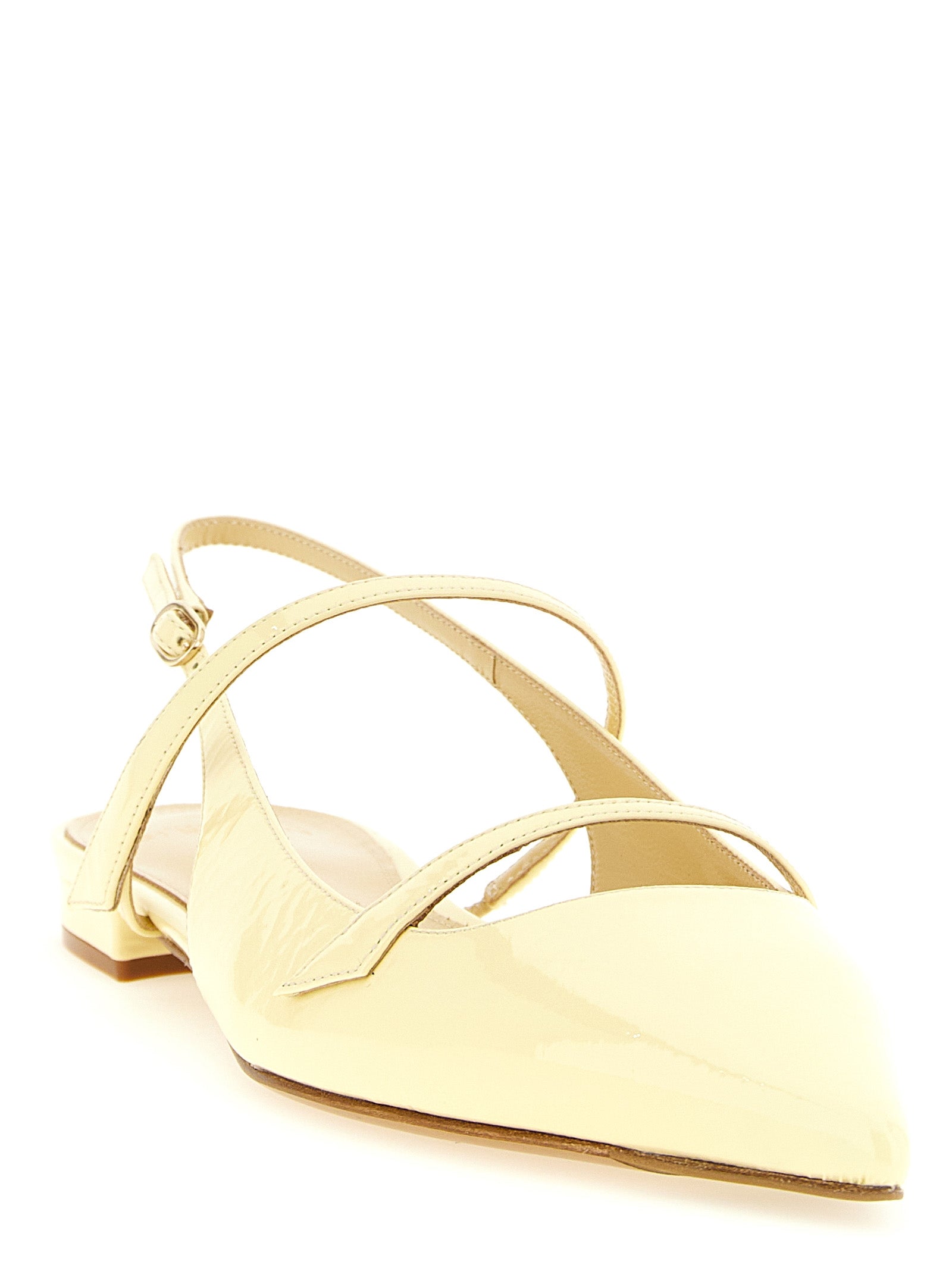 Tita slingbacks Yellow Cow Leather (bos Taurus) Flat Shoes