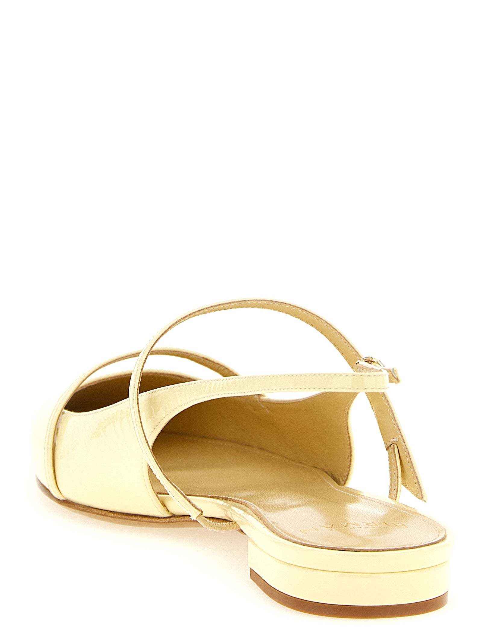 Tita slingbacks Yellow Cow Leather (bos Taurus) Flat Shoes