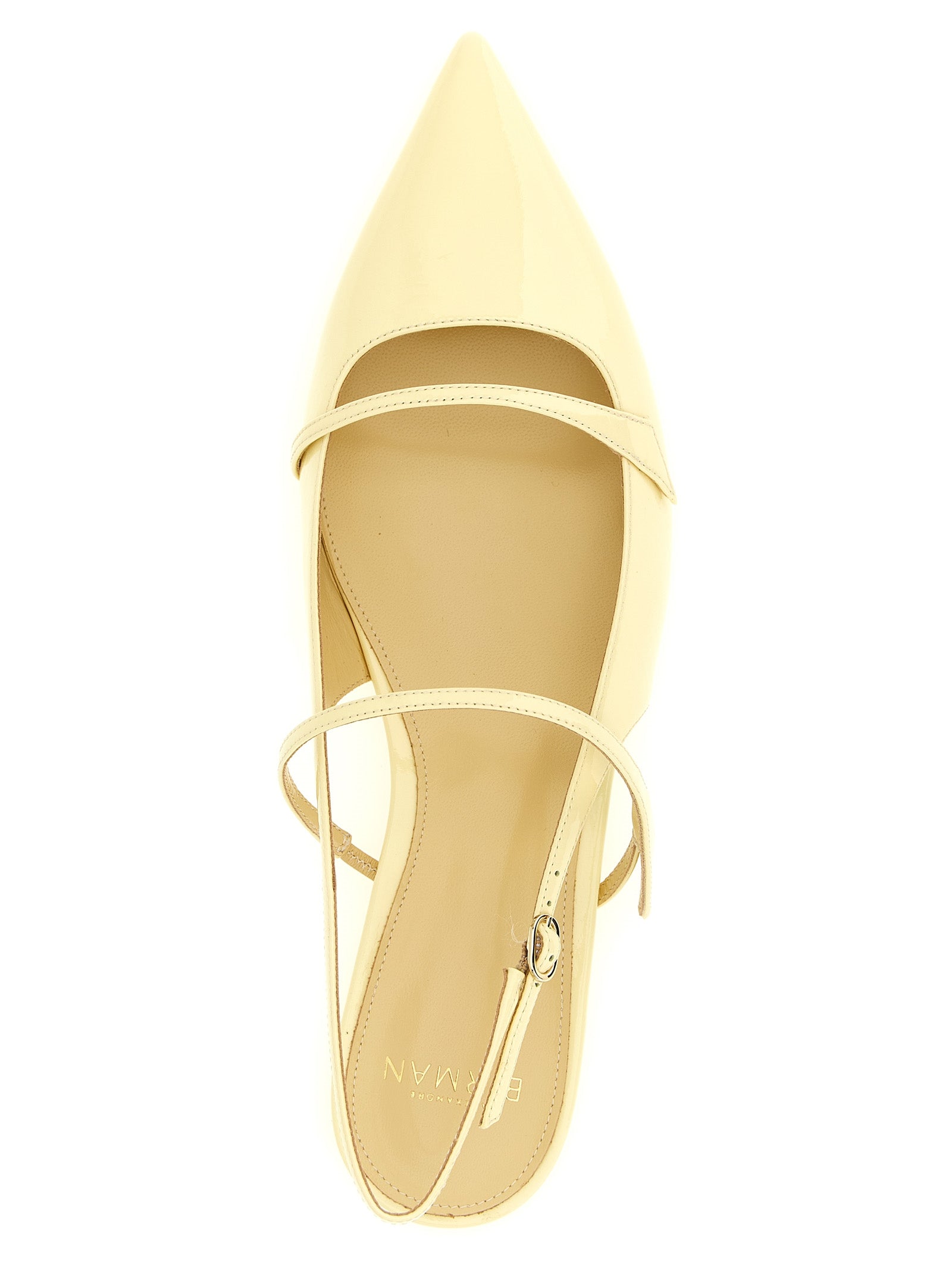 Tita slingbacks Yellow Cow Leather (bos Taurus) Flat Shoes