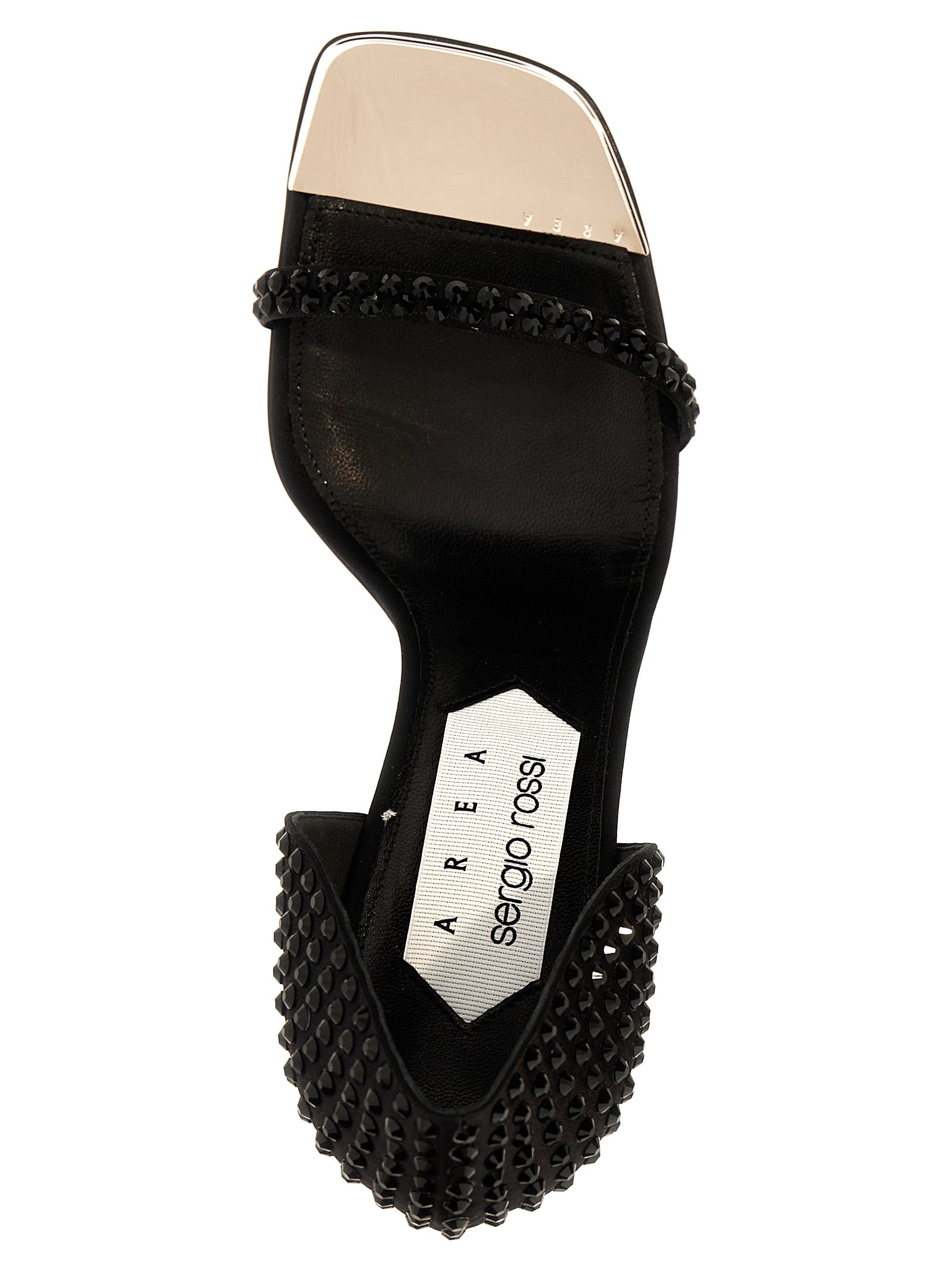 Sergio Rossi x AREA Dagger sandals Black