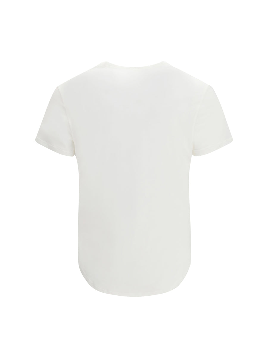 Noi Graphic Print Jersey T-Shirt Ivory Cotton T-shirts & Jerseys