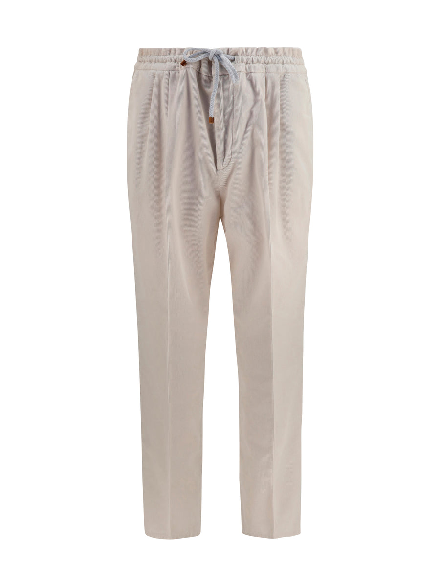Brunello Cucinelli 100% Cotton trousers in beige