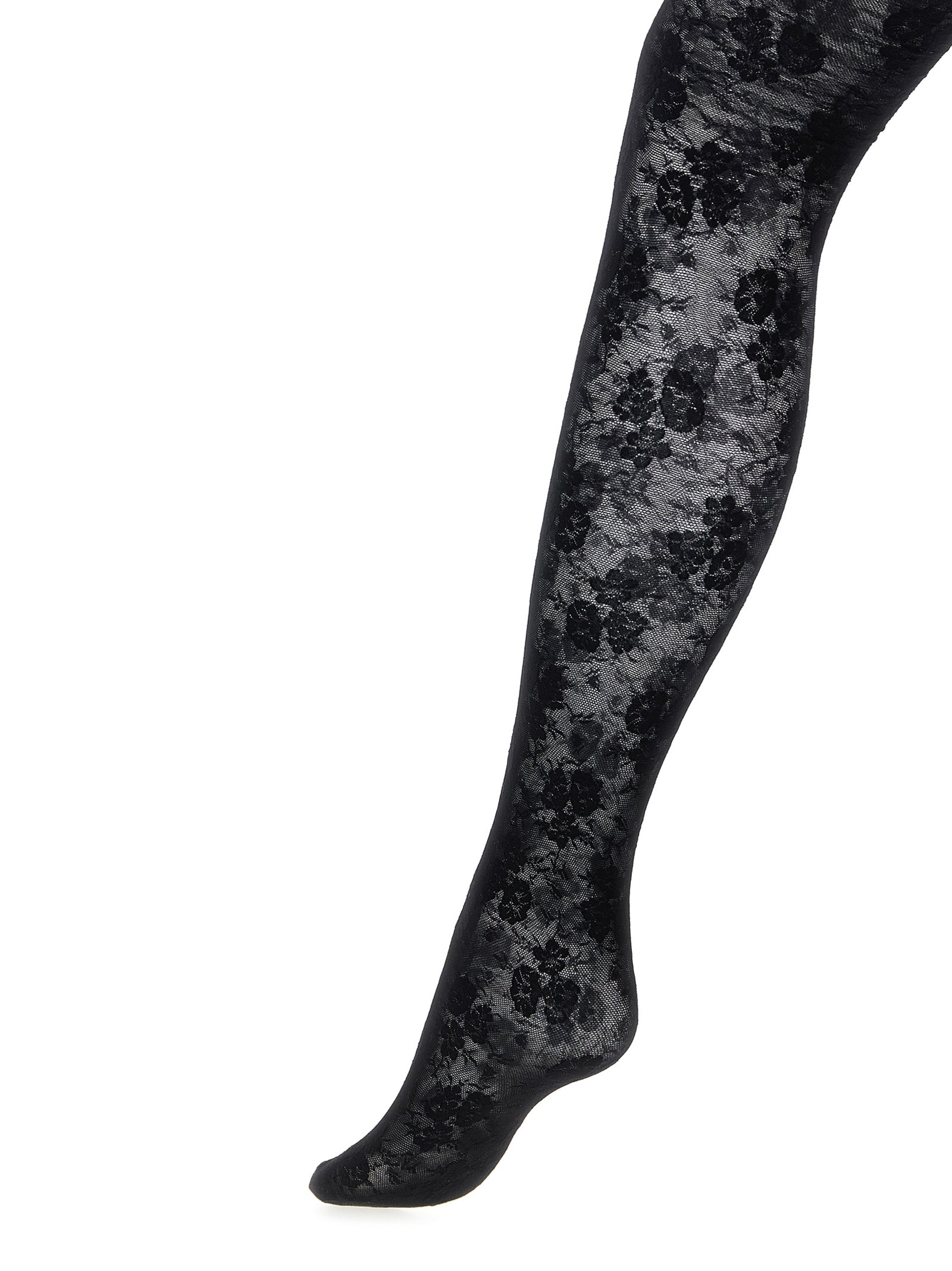 Valentino Garavani Chez lace tights Black Polyamide Socks