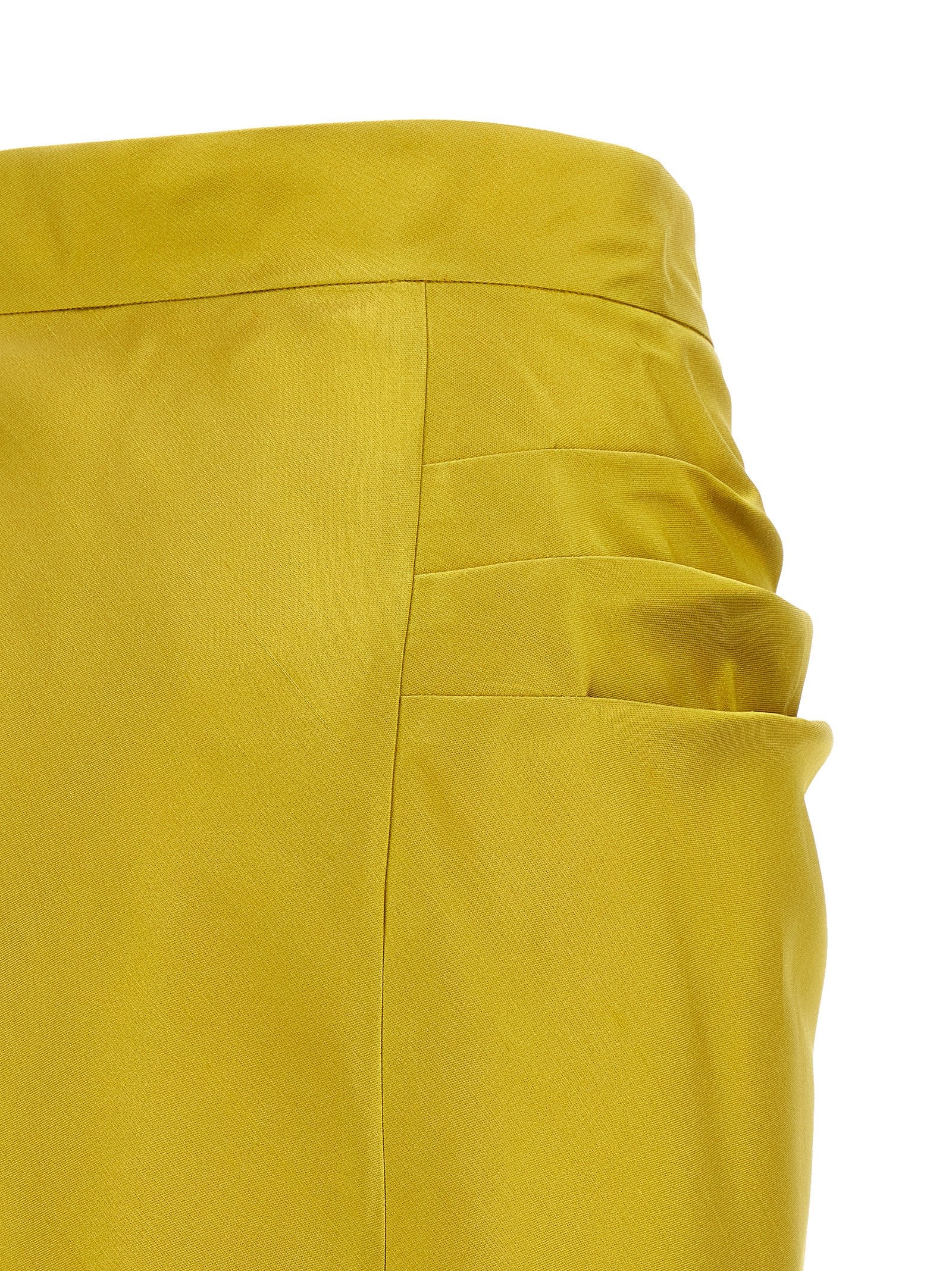 Valentino Garavani Shantung silk skirt Green