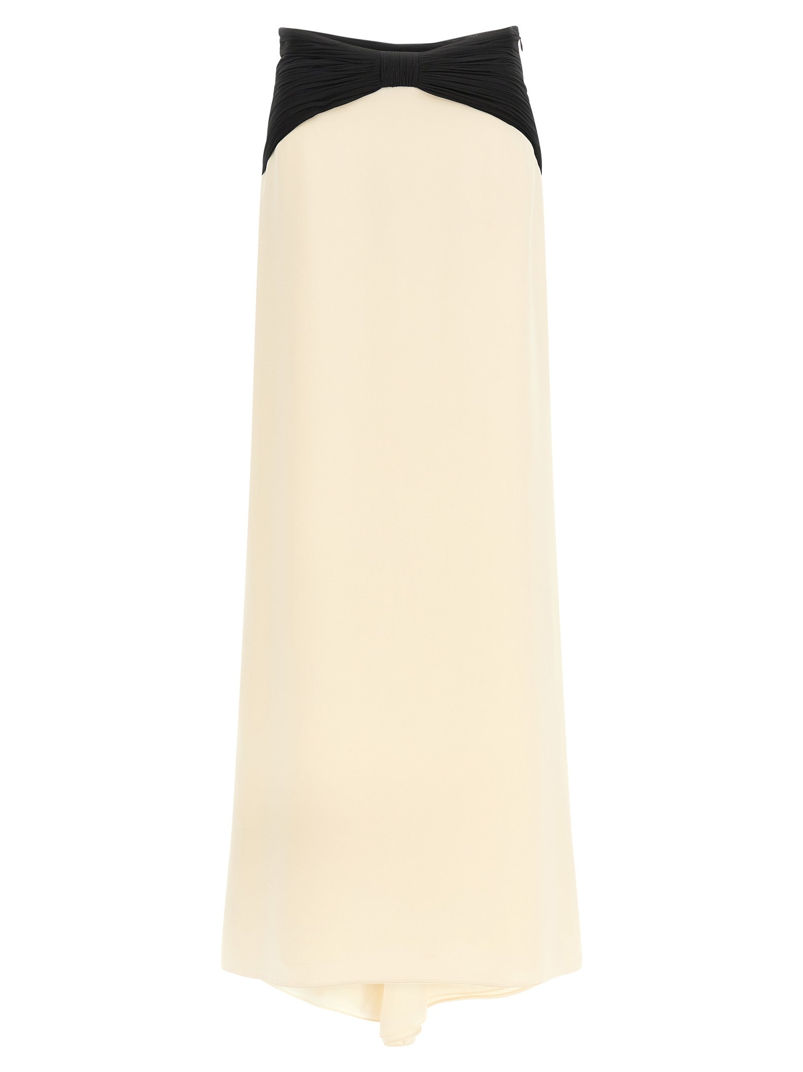 Valentino Garavani Cady Couture skirt White/black Silk