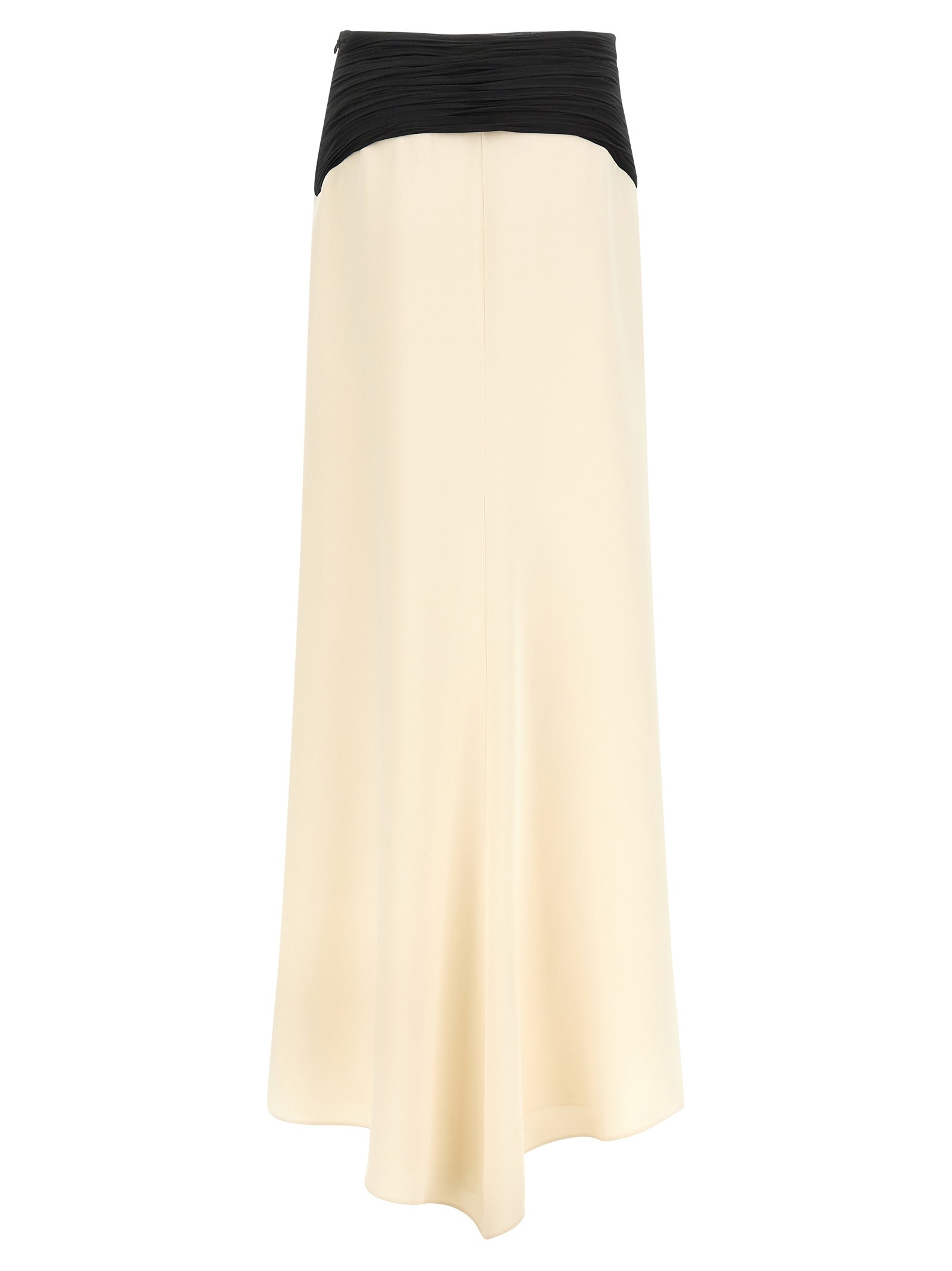 Valentino Garavani Cady Couture skirt White/black Silk