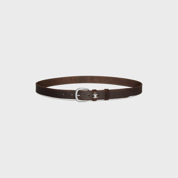 Celine Vintage calfskin belt in brown