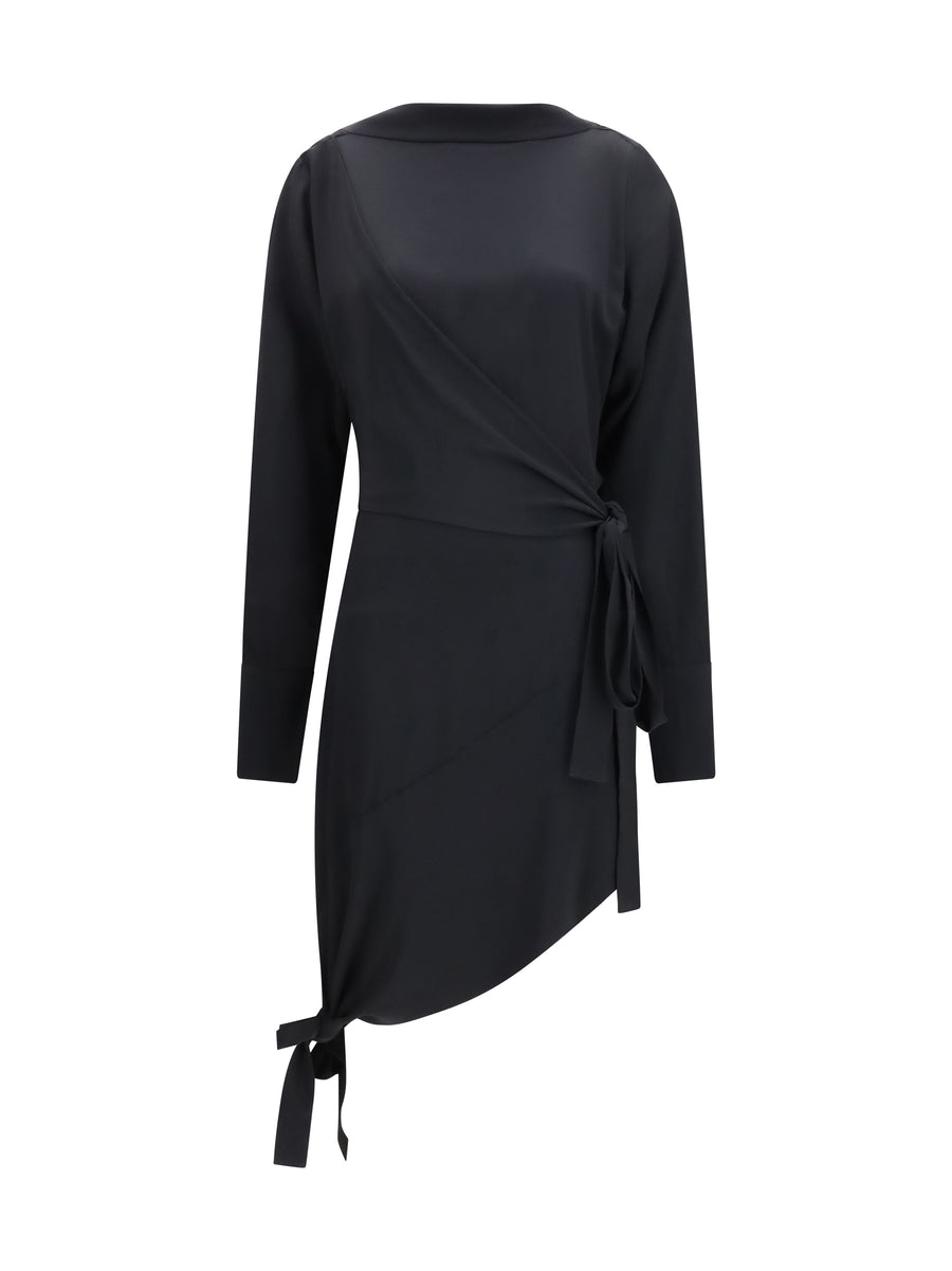 Francesco Murano 63% Acetate dress in black