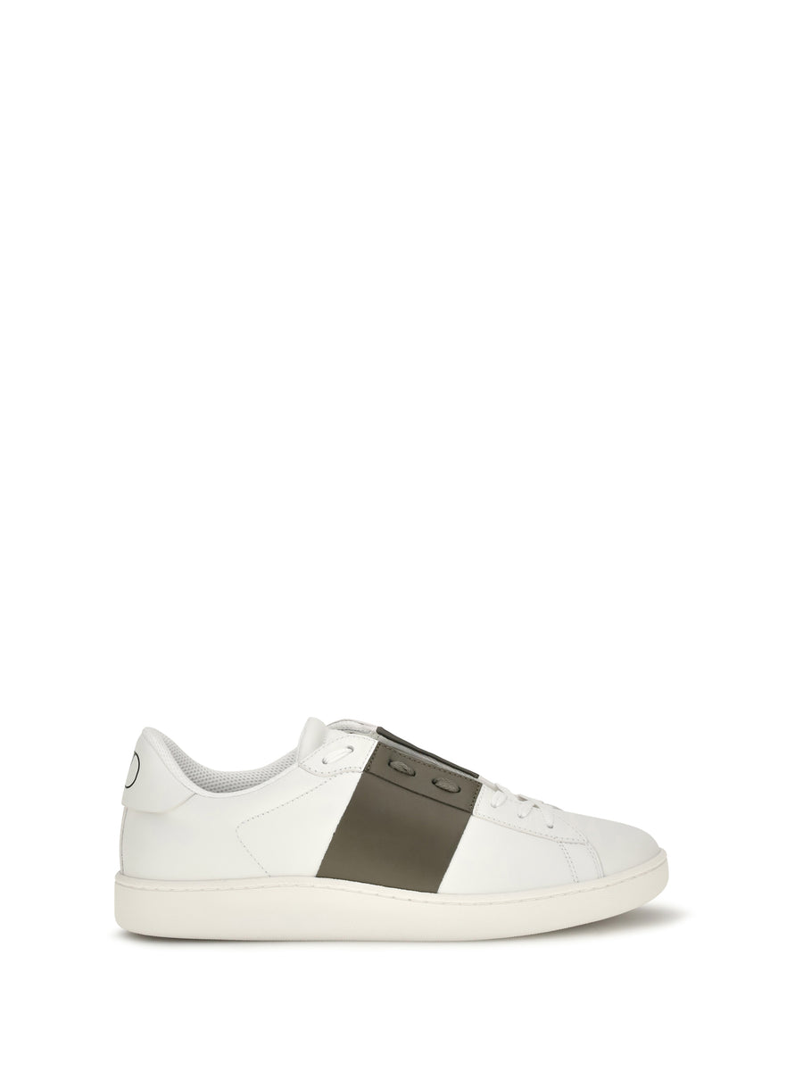 Open Sneakers Bianco/khaki