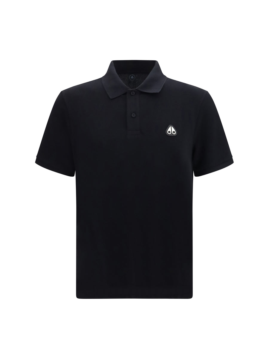 Everett Polo Black Cotton Shirts