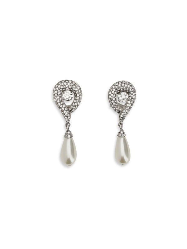 Alessandra Rich 60% Brass earrings in silver