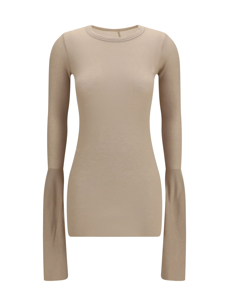 Rick Owens 88% Viscose; 12% Silk shirt in beige