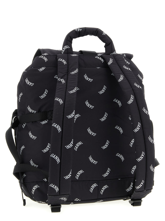 Re-Tech backpack Black Polyester Backpacks
