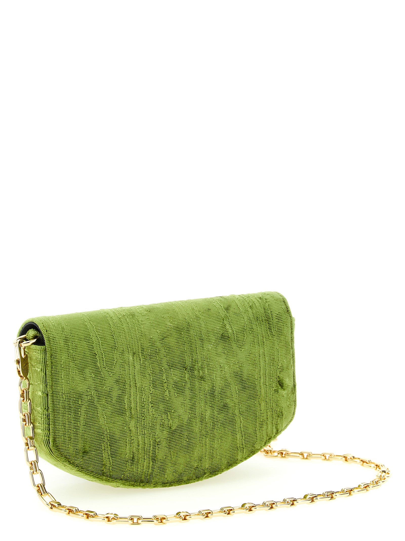 Lulu Wallet On Chain Green Polyester Elastane Wallets, Card Holders