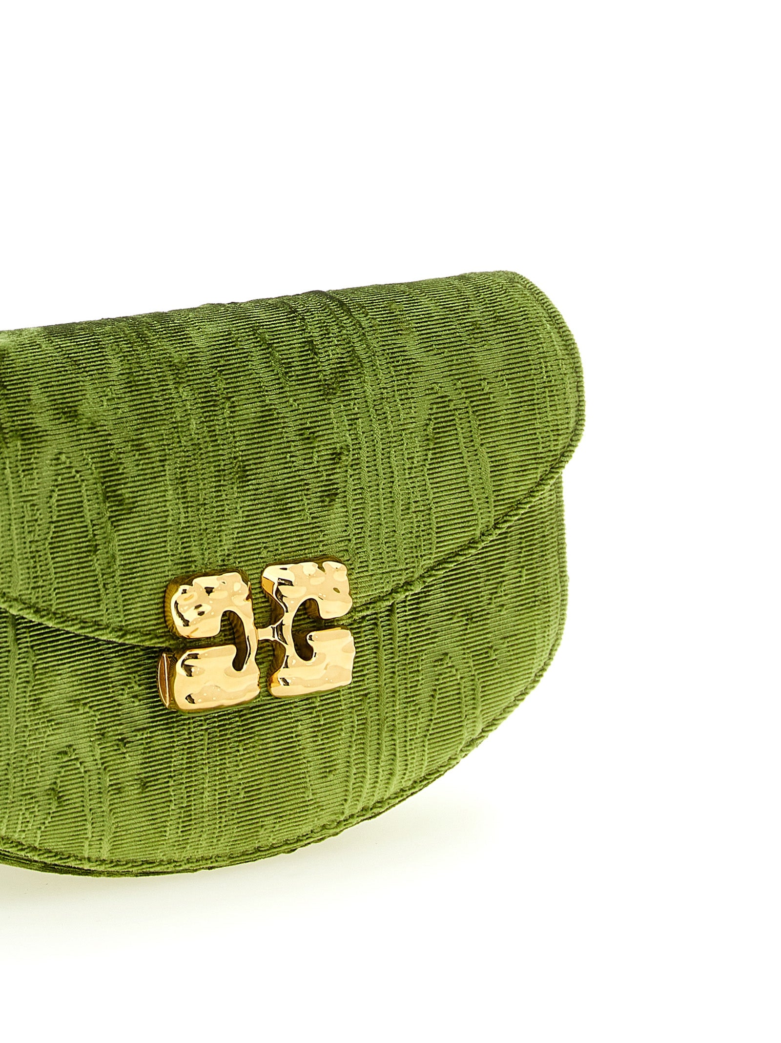 Lulu Wallet On Chain Green Polyester Elastane Wallets, Card Holders