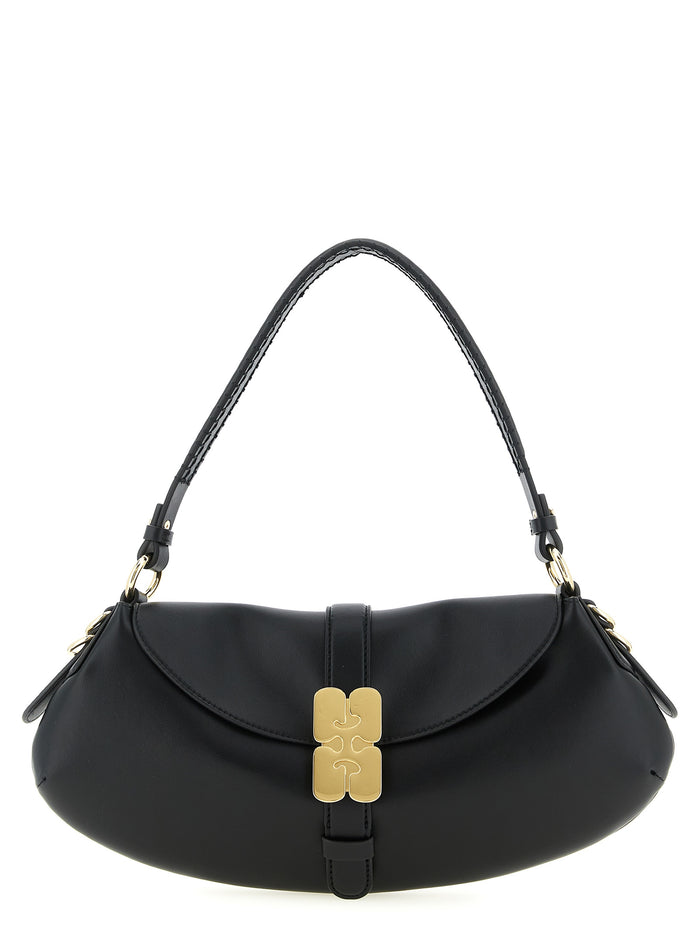 B-Kat shoulder bag Black Lh Polyester Polyurethane