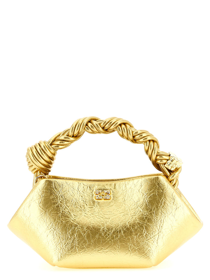 Bou mini handbag Gold Polyurethane Hand Bags