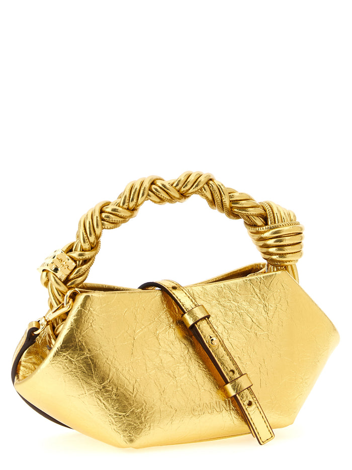 Bou mini handbag Gold Polyurethane Hand Bags
