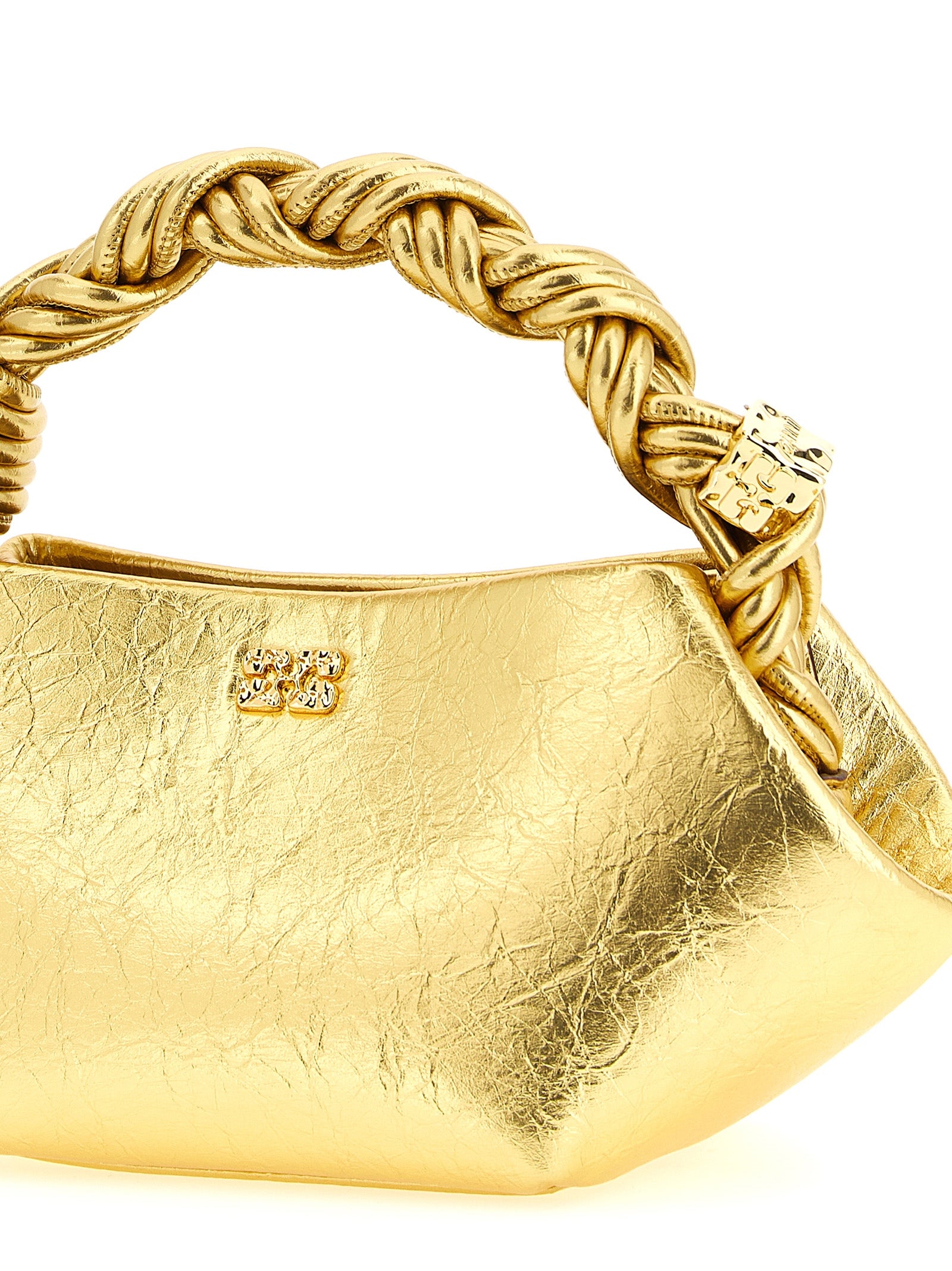Bou mini handbag Gold Polyurethane Hand Bags