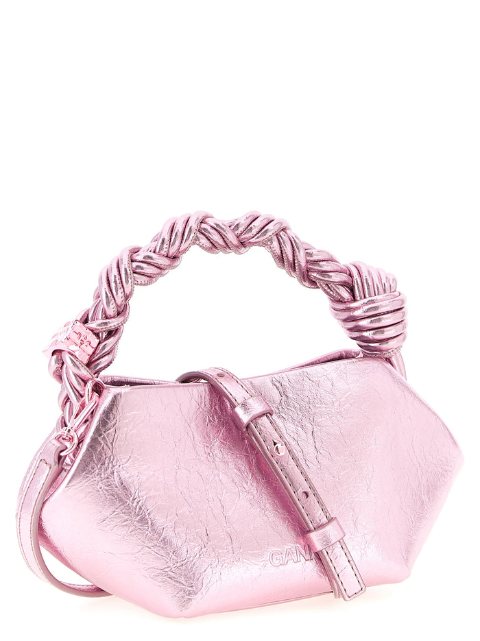 Bou mini handbag Pink Polyurethane Hand Bags