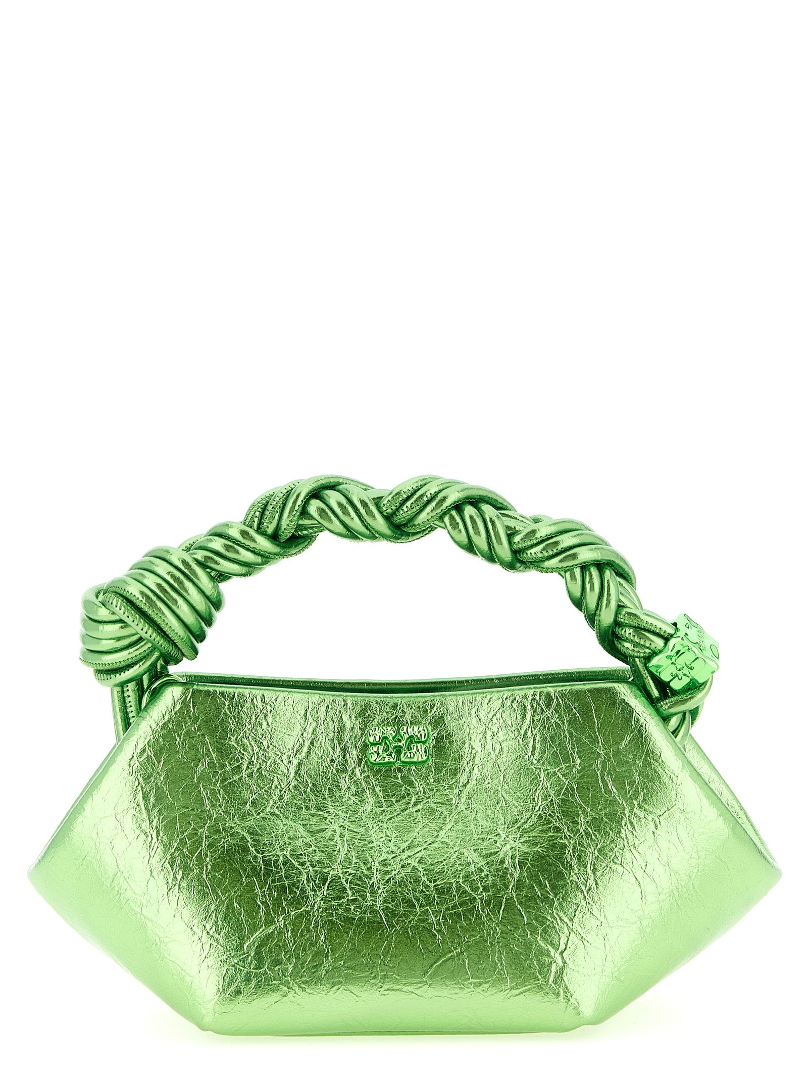 Bou mini handbag Green Polyurethane Hand Bags