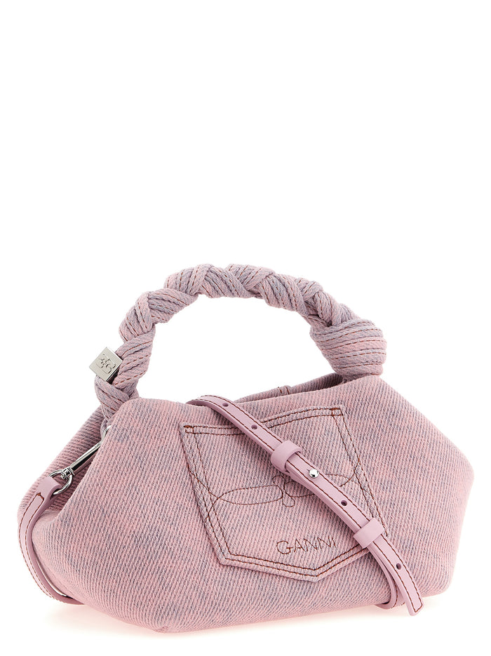 Bou small handbag Pink Organic Cotton Hand Bags
