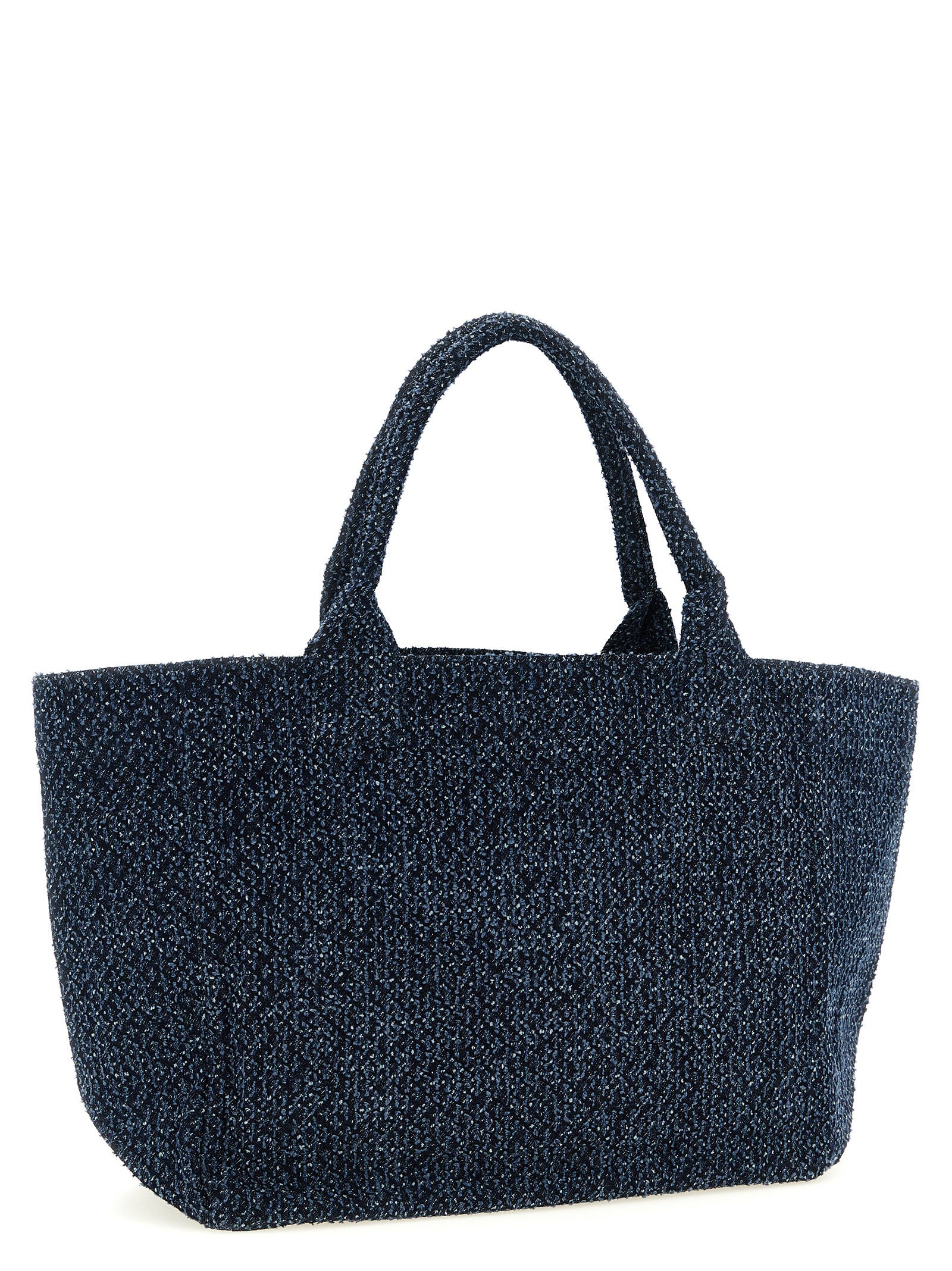 Medium Bear shopping bag Blue Organic Cotton Tote