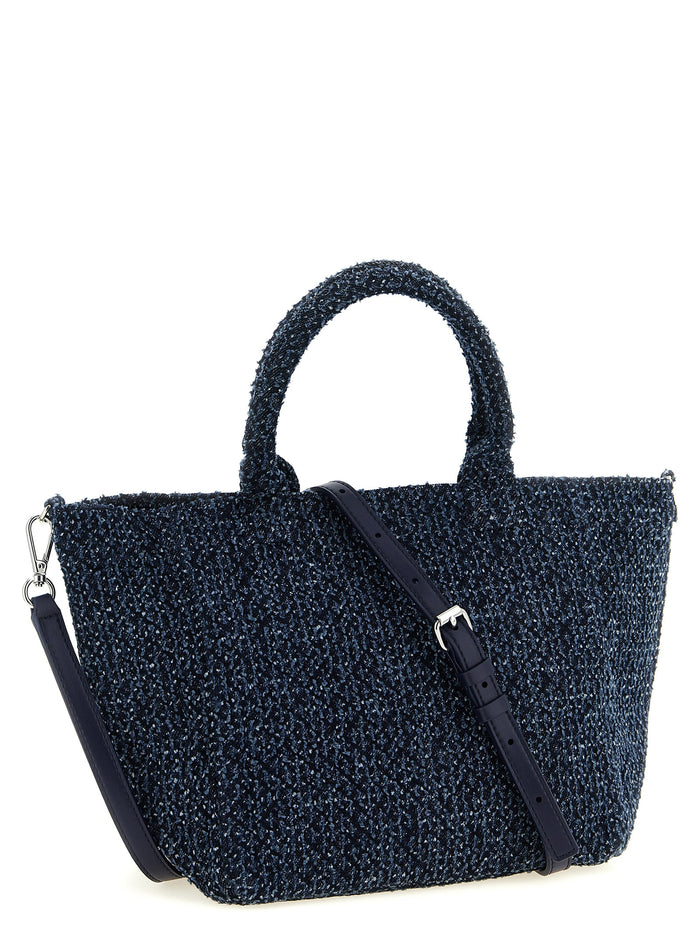 Small Bear shopping bag Blue Organic Cotton Tote