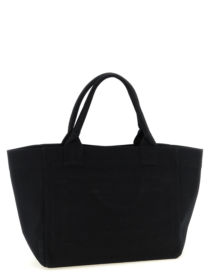 Black Medium Cherry Tote shopping bag Recycled Cotton