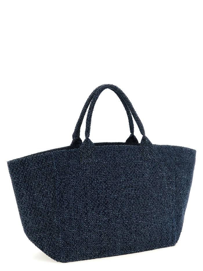 XXL Bear shopping bag Blue Organic Cotton Tote